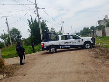 Autoridades montaron un operativo tras la agresión. Crédito: SSP Michoacán