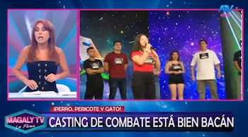 Magaly Medina revela el éxito del casting de Combate y lo relaciona con los S/35 mil que gana Said Palao. Captura: Magaly TV La Firme.