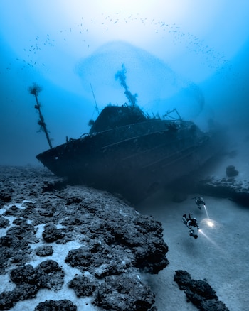 Restos de naufragios en el