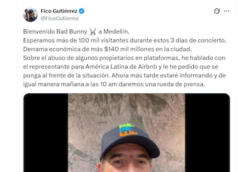 El alcalde de Medellín se