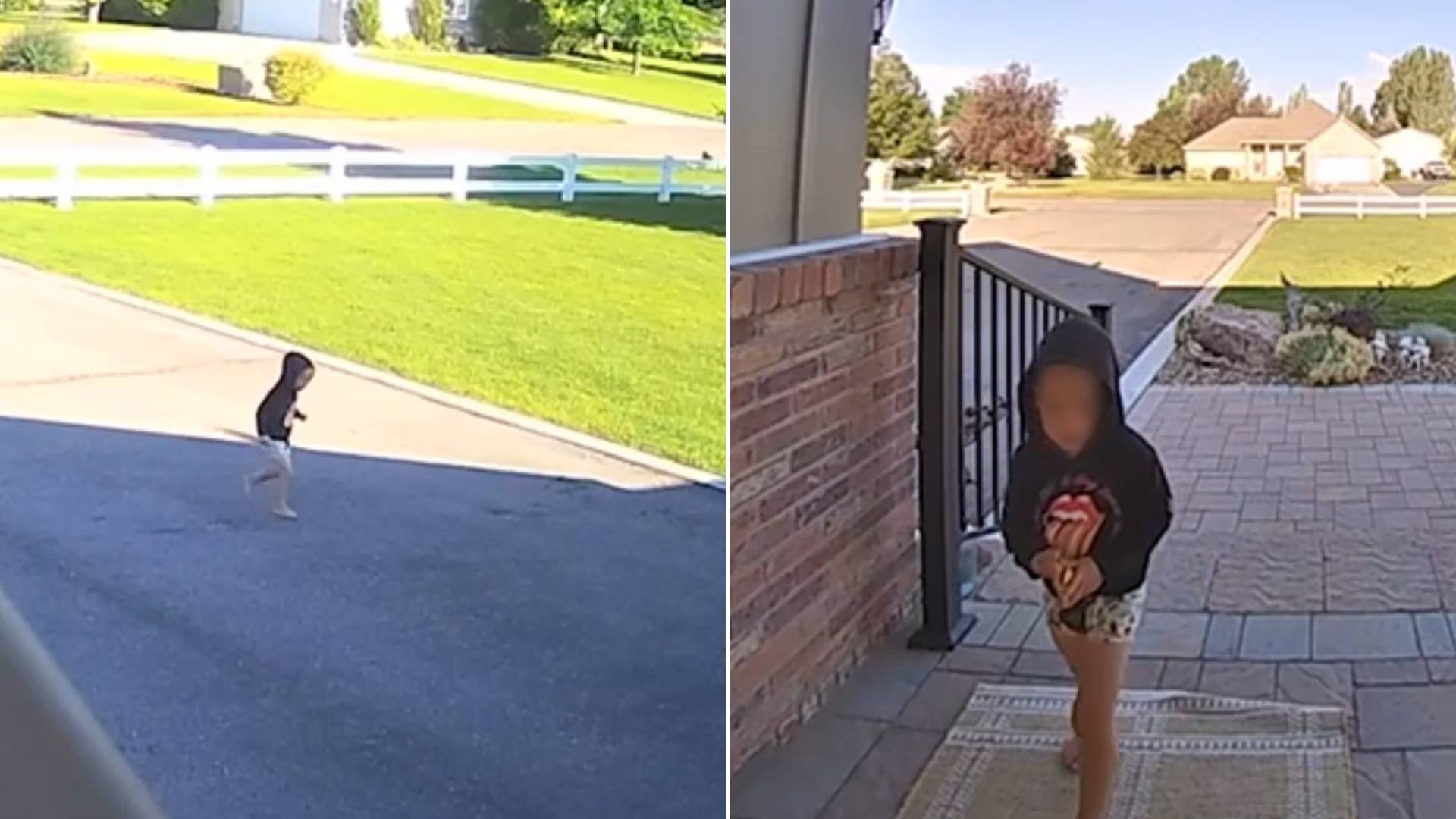 El video viral del nene de 3 años que escapó de su casa y caminó casi un kilómetro para ver a su abuela