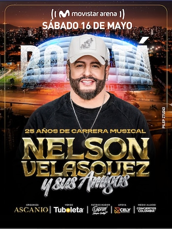 Las entradas para la presentación de Nelson Velásquez se encuentran en primera etapa - crédito cortesía Gus Rincón