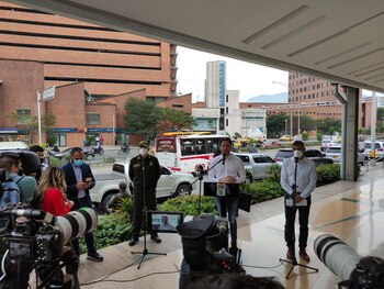 El alcalde de Medellín, Daniel