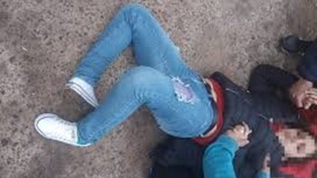 Noemí quedó tendida en la