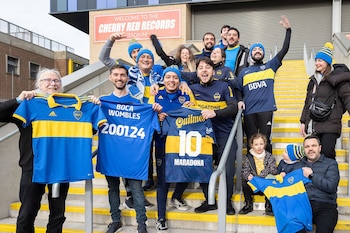 Fanáticos de Boca Juniors y