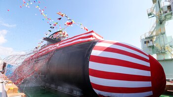 Japón presentó un nuevo submarino