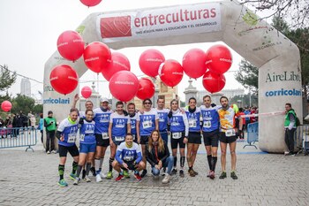 09/02/2020 Imagen de corredores y de la medallista olímpica Gemma Mengual, que ha dado el pistoletazo de salida a la carrera solidaria 'Corre por una causa', organizada por Entreculturas por la educación de las niñas en África y América Latina, en Madrid (España) a 9 de febrero de 2020.
SOCIEDAD
Ricardo Rubio - Europa Press