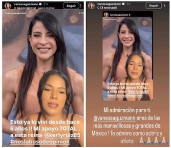 La actriz mexicana Vanessa Guzmán reconoce haber vivido experiencias similares de críticas durante su incursión en el fisicoculturismo (IG)