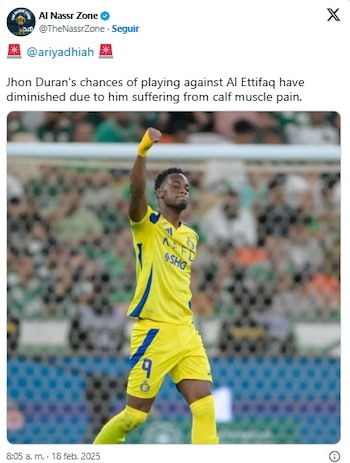 Desde su llegada al Arabía