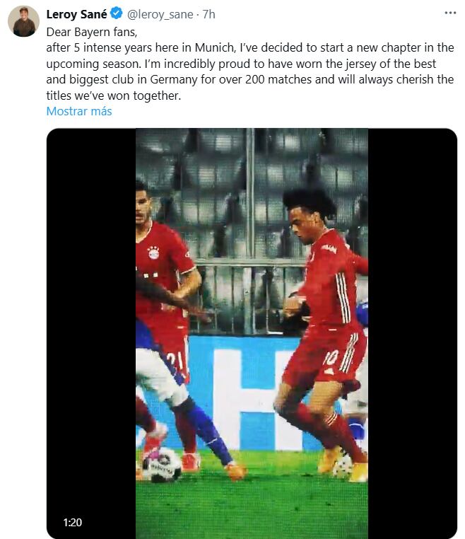 El futbolista alemán se despidió del Bayern Múnich.