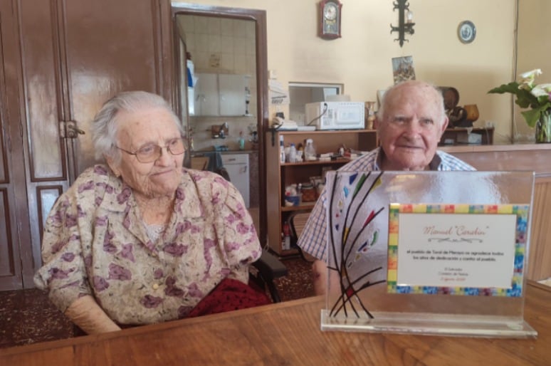 Manuel “Carabín” Prada vive con su hermana Pilar en Toral de Merayo (Consejo Comarcal de El Bierzo)