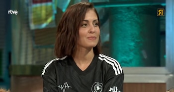 Entre risas, Abouk sorprendió al elegir a Florentino Pérez en el popular juego del programa
