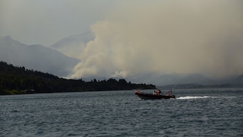 Incendios en Chubut: una tenue