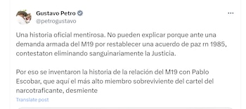 El presidente Gustavo Petro confirmó