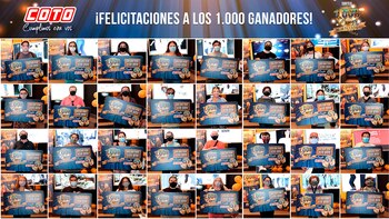 Algunos de los ganadores del