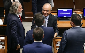 Héctor Alfonso Carvajal Londoño fue elegido como magistrado de la Corte Constitucional el 20 de mayo de 2025 - crédito Colprensa