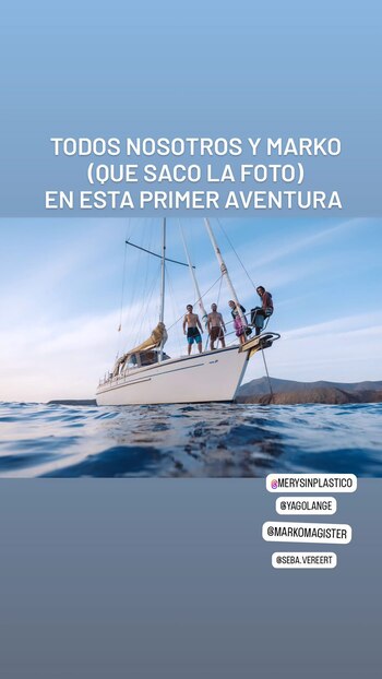 El álbum de fotos del viaje ecológico de Juana Viale