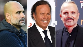 Pep Guardiola, Julio Iglesias y