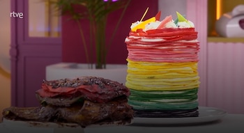 Los crepes elaborados por Eva