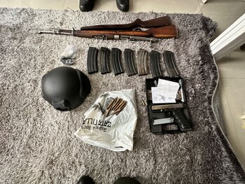 Este es el arsenal descubierto