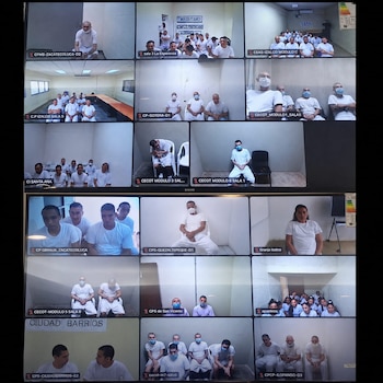 Los condenados forman parte de una estructura vinculada a la Mara Salvatrucha MS-13./ (Centros Judiciales El Salvador)
