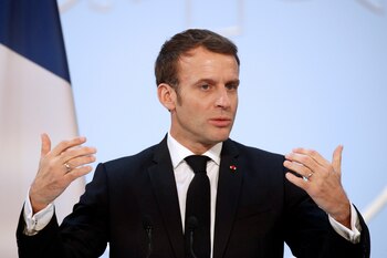 El presidente francés Emmanuel Macron.