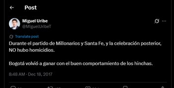 El difunto senador fue reconocido