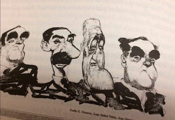 La primera caricatura que se