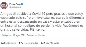 (Foto: @pedrosola / Twitter)