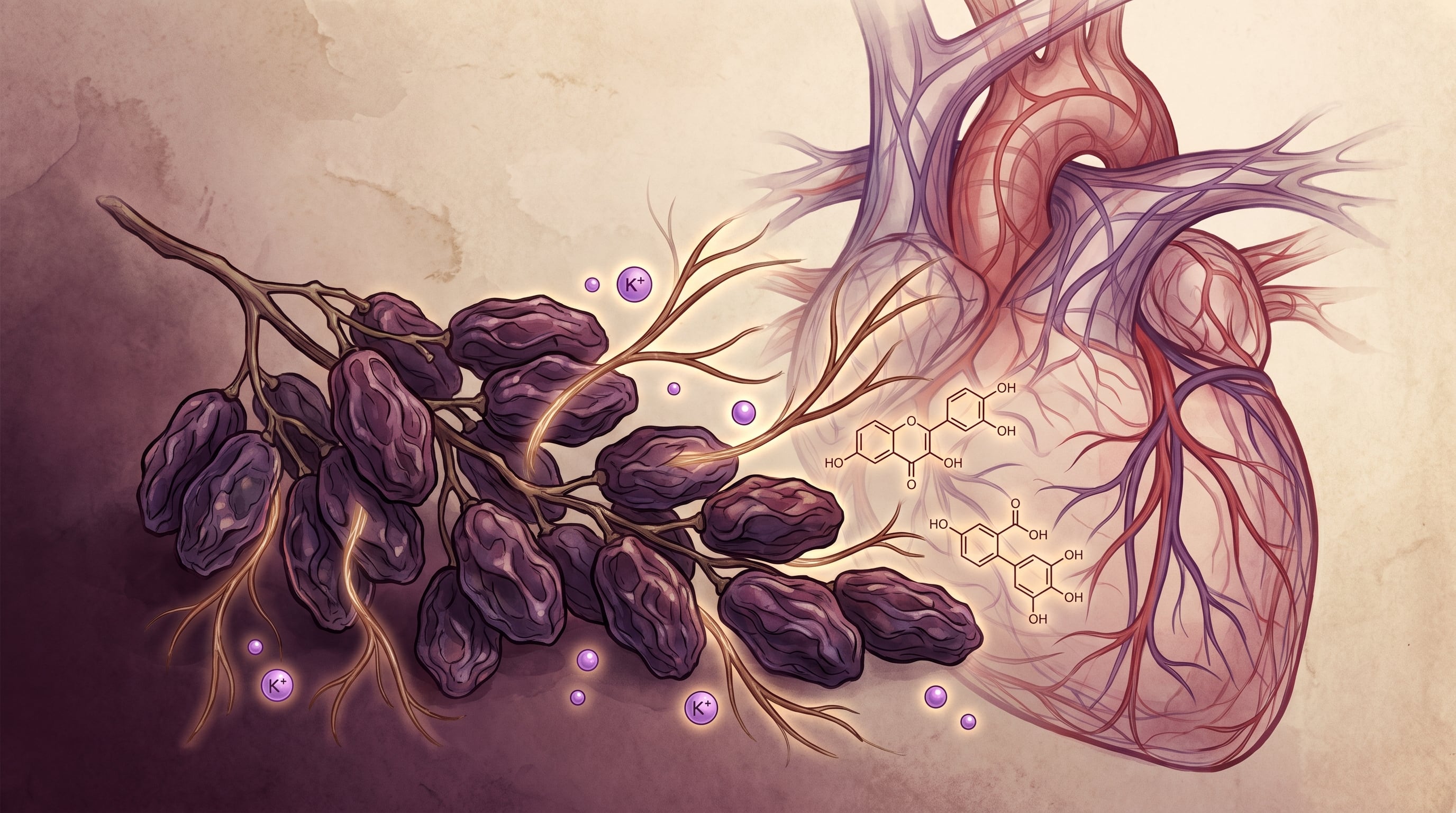 Las pasas de uva pueden aportar fibra, potasio y polifenoles, nutrientes asociados con la salud cardiovascular y digestiva (Imagen Ilustrativa Infobae)