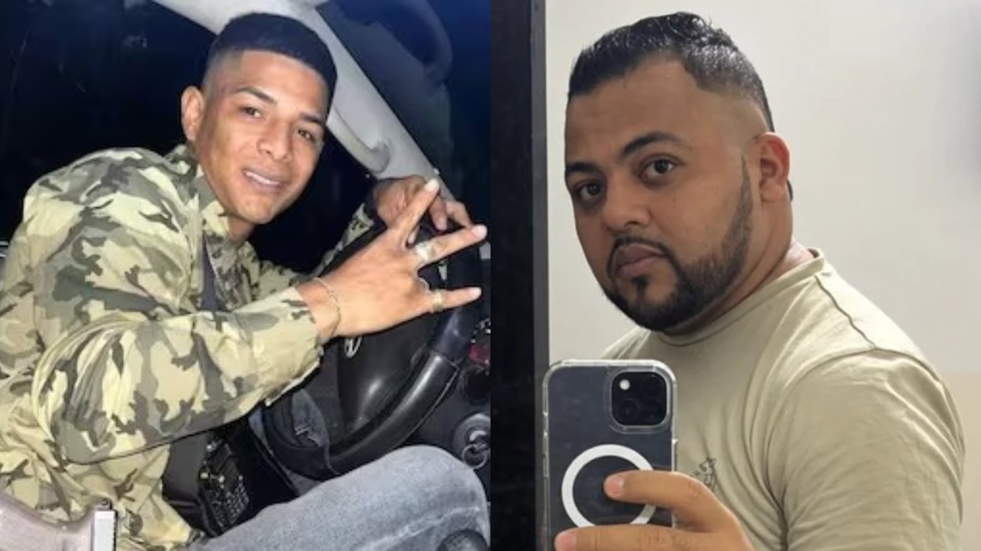 Los cuerpos de Naín Andrés Pérez Toncel, alias Bendito Menor, y de Kevin Moscote, alias Casi Loco, serán sepultados en el cementerio Los Olivos - crédito Composición fotográfica