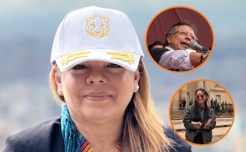 La exesposa de Gustavo Petro regañó al presidente por su defensa a una mujer que, según indicó, se aprovechó de él - crédito @MaryLuzHerran/X/Julianaguerrero/Instagram/Presidencia