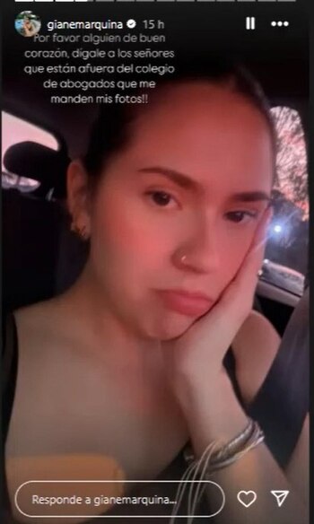 Gianella Marquina se colegia como