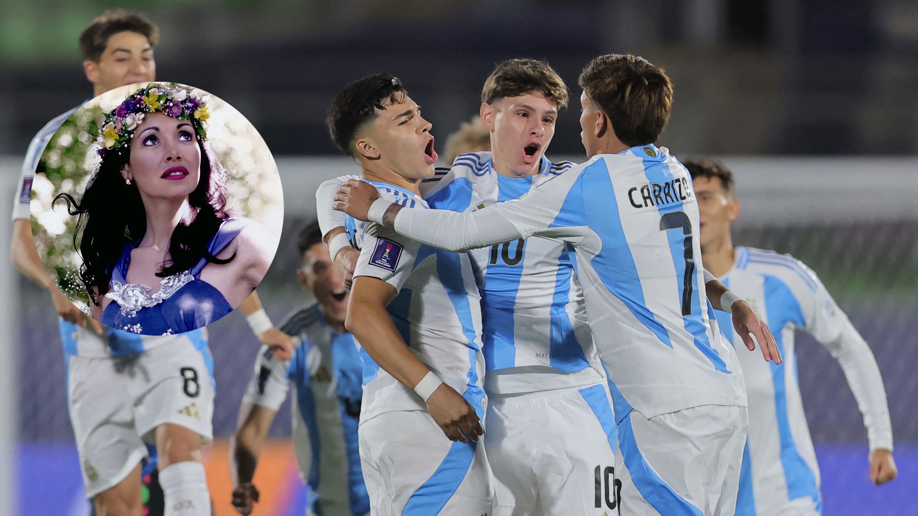 Un festejo de la selección argentina, con Gilda como banda de sonido