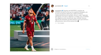 El mensaje de Paulo Dybala