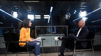 Germán Martitegui con María Laura