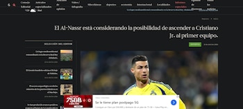 Se conoció que el hijo del jugador portugués estaría en los planes para que juegue con Al-Nassr -crédito Al Weeam