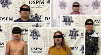 (Crédito: Policía Municipal de Mexicali. Imagen ilustrativa potenciada con IA | Infobae México)