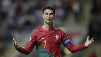 Cristiano Ronaldo reaccionó furioso tras