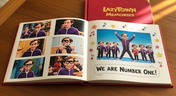 Álbum de fotos com fotos