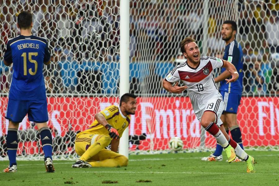 La reacción de Romero tras el gol de Götze en la final del Mundial 2014
