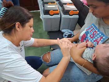 La vacuna hexavalente protege contra la tos ferina y otras enfermedades respiratorias. (FOTO: La Prensa)