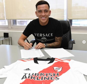 Ezequiel Barco, actual jugador de