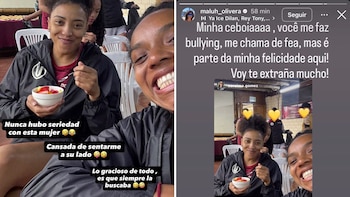 Maluh Oliveira intercambió mensajes con Coraima Gómez en redes sociales.