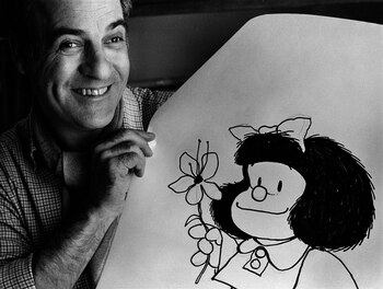 Quino y Mafalda, su creación