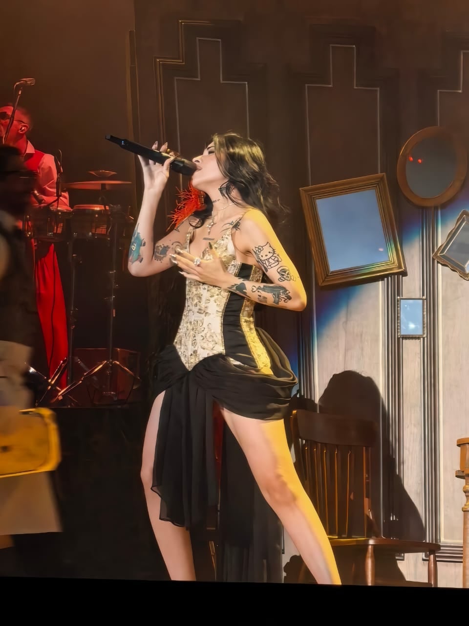 La cantante argentina tuvo un repertorio muy variado en su primera fecha en CDMX. (Captura de pantalla X @kiratma)