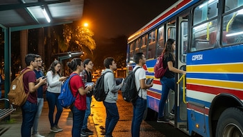 Universidad de Costa Rica implementa alternativa nocturna de transporte para varios de sus estudiantes
