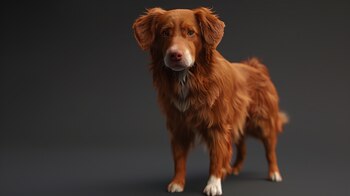 Este perro tiene un tamaño