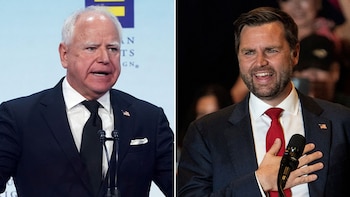 El gobernador demócrata Tim Walz