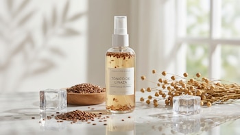 Cómo preparar un potente tónico facial de linaza para tonificar y estimular el colágeno